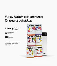 Alla smaker och flaska med svart lock