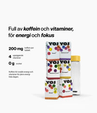 Alla smaker och flaska med gult lock