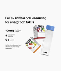 Alla smaker med 100 mg och flaska med blått lock