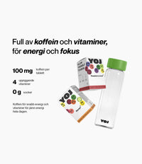 Alla smaker med 100 mg och flaska med grönt lock