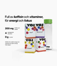 Alla smaker med 200 mg och flaska med grönt lock