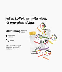 Alla smaker och flaska med gult lock