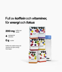 Alla smaker och flaska med blått lock