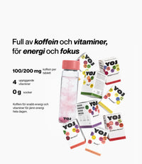 Alla smaker och flaska med rosa lock