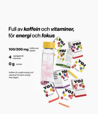 Alla smaker och flaska med gult lock