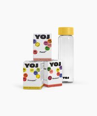 Alla smaker med 200 mg och flaska med gult lock