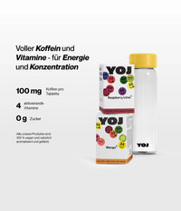 Alle Geschmacksrichtungen mit 100 mg und Flasche mit gelber Deckel